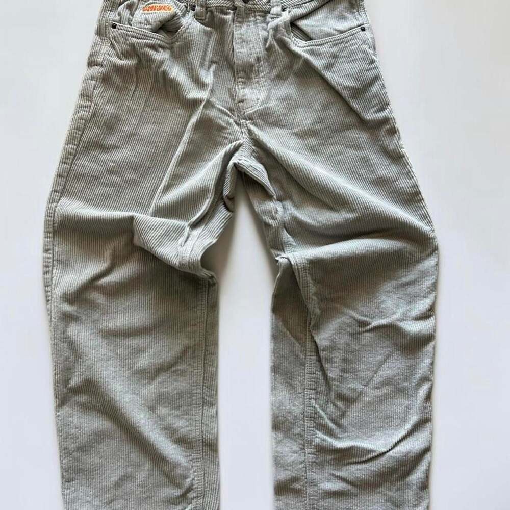 Empyre Corduroy Baggy Skater Pants Gray